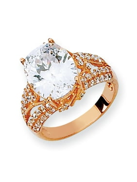 Jewels By Lux Cheryl M Sterling Silver CZ Fancy Ring Jewels By Lux Cheryl M Sterling Silver CZ Fancy Ring